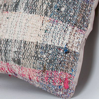 Contemporary Multiple Color Kilim Pillow Cover 16x16 8182