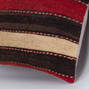 Striped Multiple Color Kilim Pillow Cover 16x16 7456